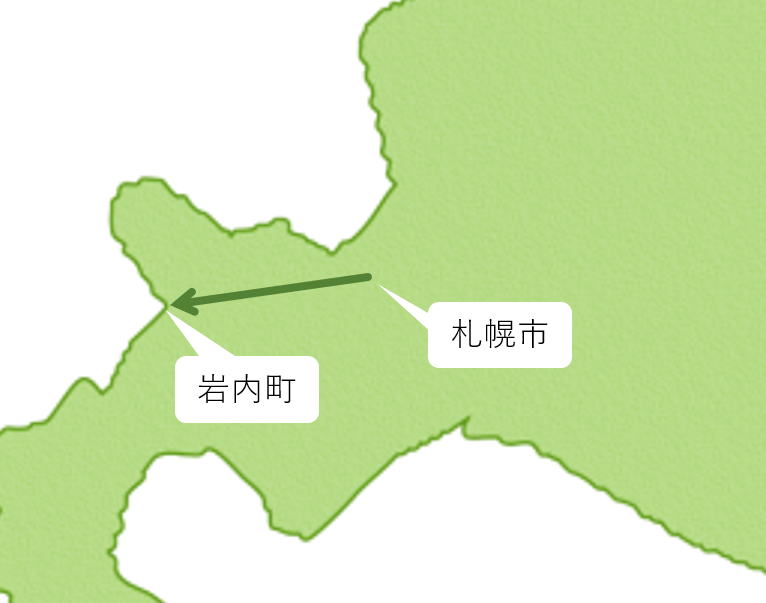 岩内町地図